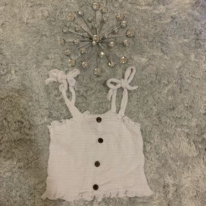 Shoulder tie top